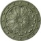 Ekena Millwork Foster Acanthus Leaf Medallion (Canopies up to 2 1/4"), 20 1/2"OD x 1 1/2"P, Athenian Green Crackle CM20FOAGC - alternate 1